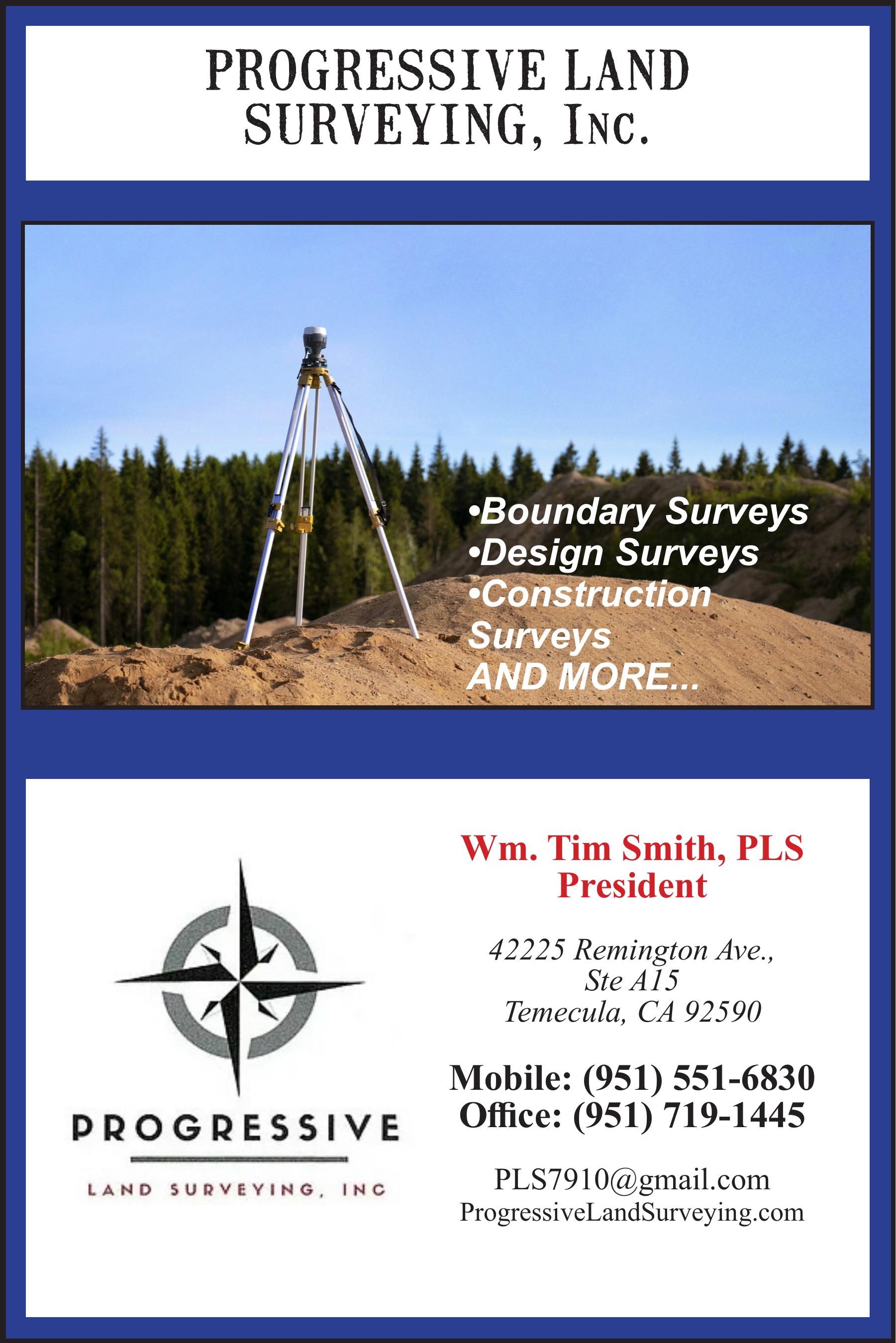 PROGRESSIVE LAND SURVEYING, Inc.